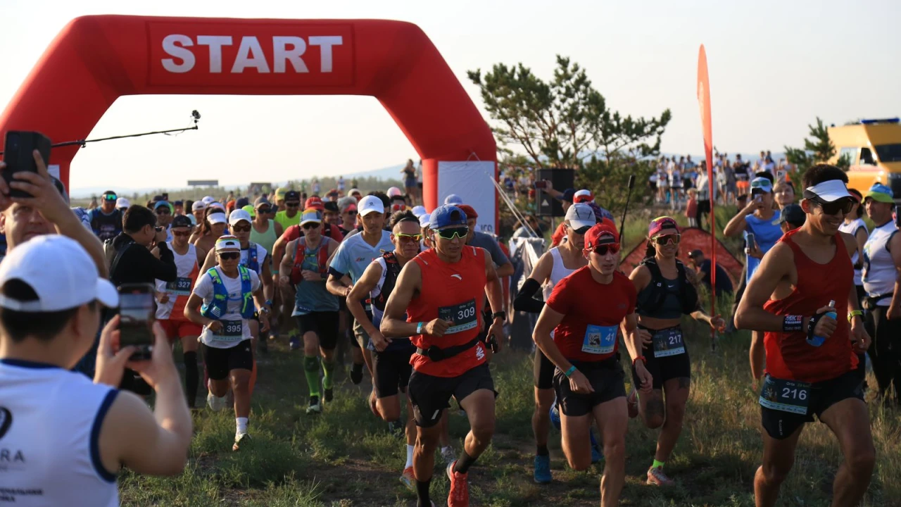 The sports race "aqbura bay trail-3" was held in Burabai. 